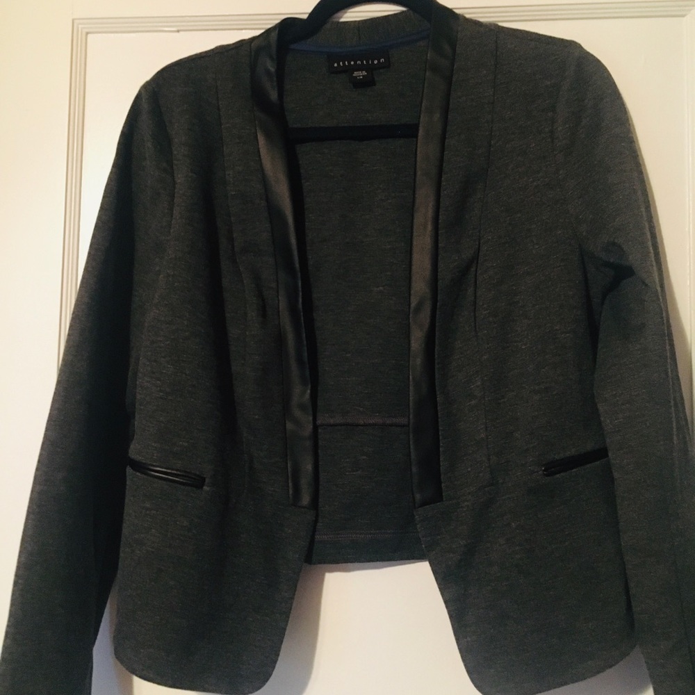 Open front blazer